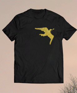 Inauguration Outfit Gold Dove Brooch Design Shirt