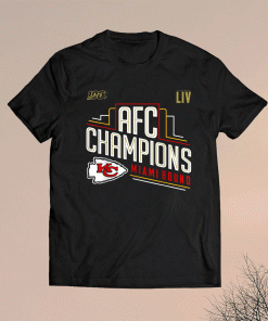 KC Chiefs AFC Champions Miami Bound 2021 Shirt