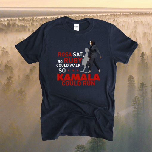 Kamala Harris Rosa Sat Ruby Walk First Female Vice President T-Shirt