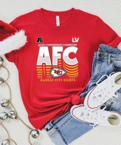 Kansas City Chiefs 2021 AFC Champions T-Shirt , KC Chiefs Super Bowl 2021 Champions Football Shirt