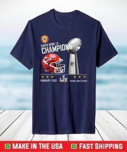 Kansas City Chiefs Football 2021 Super Bowl LV Champions T-Shirt