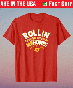 Kansas City Red Rollin With Ma homes KC Retro Styled Kc Fan Shirt