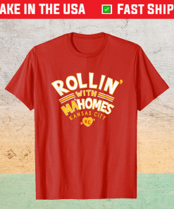 Kansas City Red Rollin With Ma homes KC Retro Styled Kc Fan Shirt