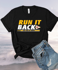 Run it back chiefs t-shirt