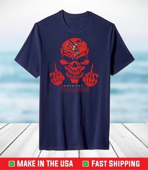 Skull Tampa Bay Buccaneers NFL T-Shirt