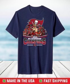 Tampa Bay Buccaneers NFC Championship 2021 Champions T-Shirt