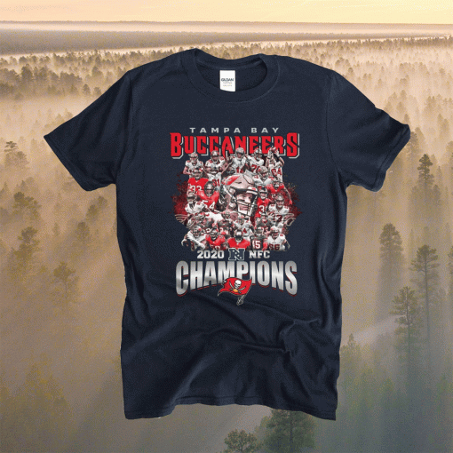 Team Tampa bay Buccaneers 2021 NFC Champions Shirt