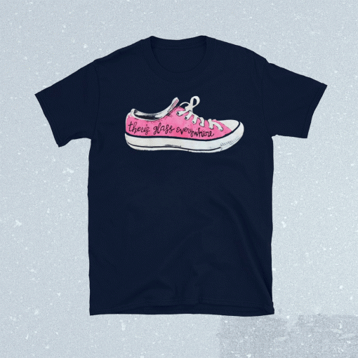 There’s glass everywhere sneaker t-shirt