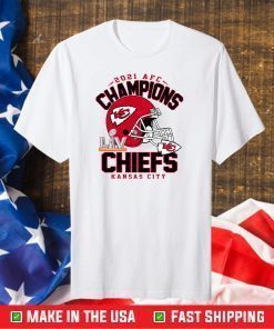 2021 AFC Champions Kansas City Chiefs Shirt, Super Bowl Classic T-Shirt