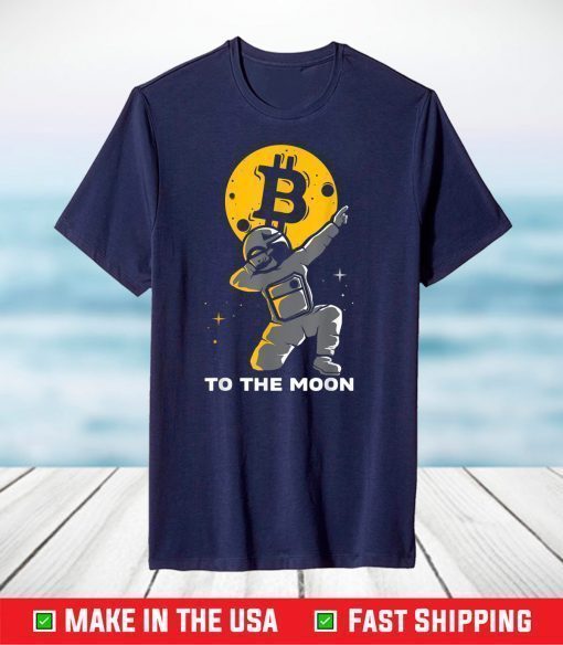 Bitcoin Course - To The Moon Bitcoin T-Shirt