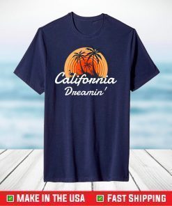 California Dreamin' Sunset Venice Beach Summer Surf LA T-Shirt