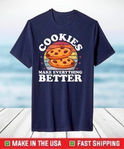 Cookies Make Bake Lover Seller Baker Bakery Shop Owner T-Shirt