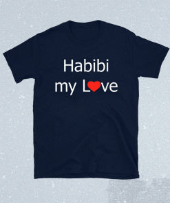 Habibi My Love Arabic English Script Shirt