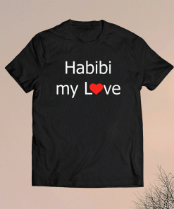 Habibi My Love Arabic English Script Shirt