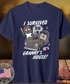 I Survived Granny's House Gaming Family Game Style Shirt