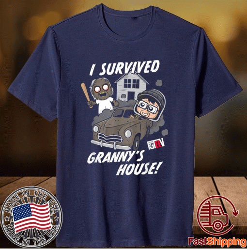 I Survived Granny's House Gaming Family Game Style Shirt