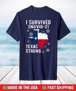 I survived snovid-21 Texass Snowstorm T Shirt