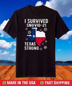 I survived snovid-21 Texass Snowstorm T Shirt