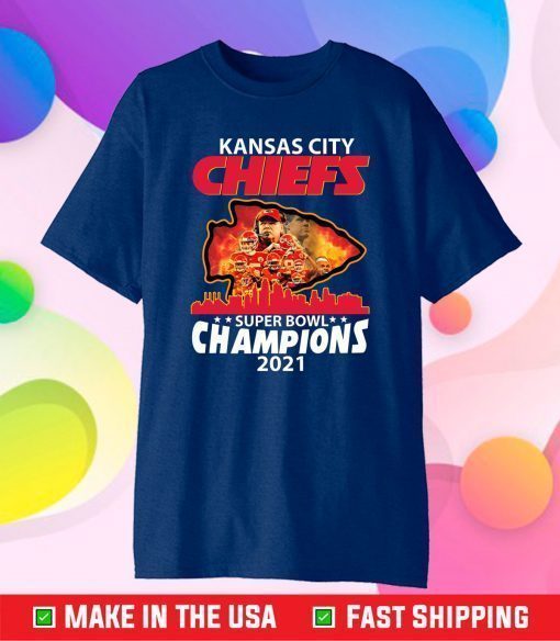 Kansas City Champions, Super Bowl Champions, The Chiefs Win Super Bowl 2021 Gift T-Shirts