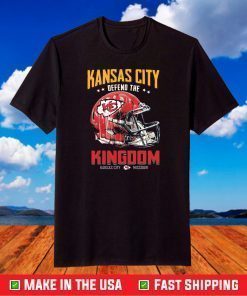 Kansas City Chiefs Defend The Kingdom Logo,Kansas City Chiefs NFL Sports Football T-Shirt