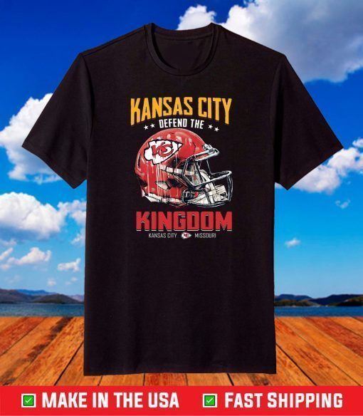 Kansas City Chiefs Defend The Kingdom Logo,Kansas City Chiefs NFL Sports Football T-Shirt