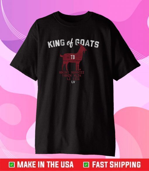 King of GOATs - Tampa Bay Football Champions Gift T-Shirt