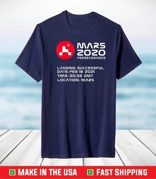 Mars 2020 Perseverance Rover NASA Mission Logo JPL T-Shirt