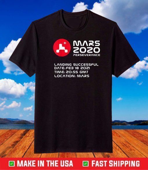 Mars 2020 Perseverance Rover NASA Mission Logo JPL T-Shirt