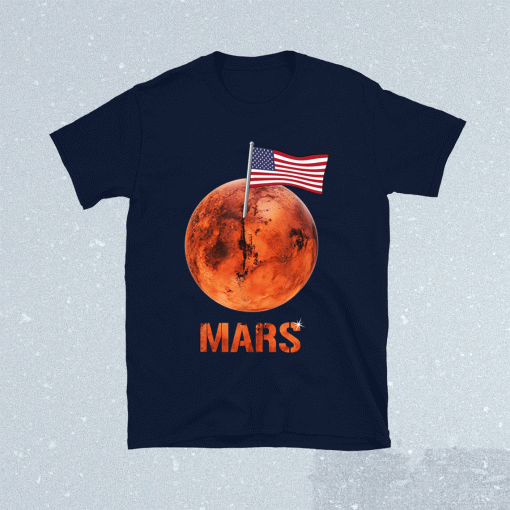 Mars 2021 Mars Landing US Flag Shirt