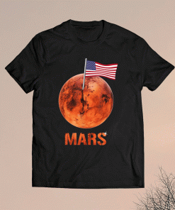 Mars 2021 Mars Landing US Flag Shirt