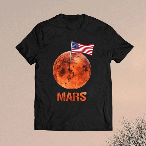 Mars 2021 Mars Landing US Flag Shirt