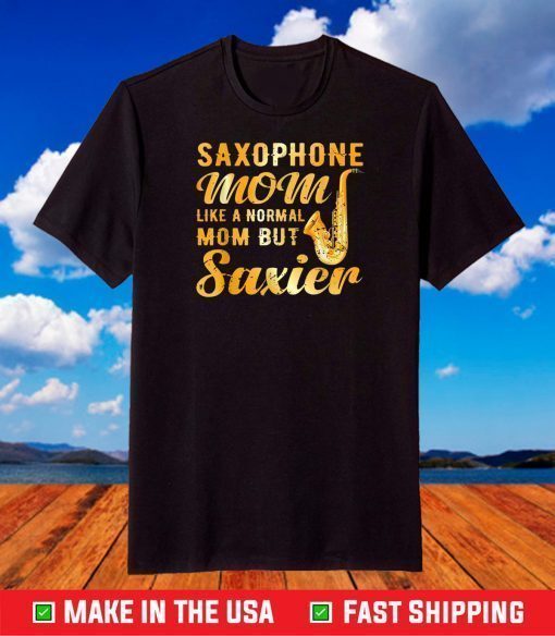 Mom Marching Band Saxophone T-Shirt