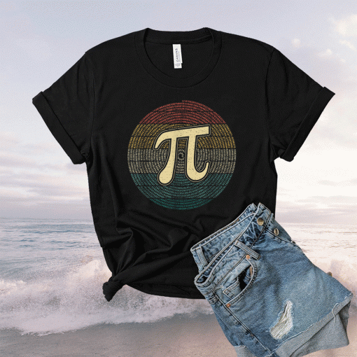 Vintage PI Day Funny Math 3.14 Number PI Lover Shirt