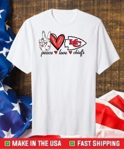 Peace Love Chiefs,Kansas City Chiefs Football Teams,Super Bowl 2021 Unisex T-Shirt