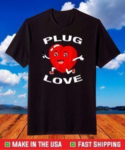 Plug Love Anal Butt Plug Sex Toy BDSM Heart T-Shirt