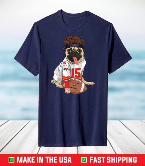 Pug Fan Tampa Bay Buccaneers NFL T-Shirt