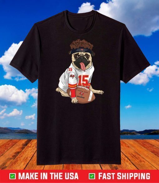 Pug Fan Tampa Bay Buccaneers NFL T-Shirt