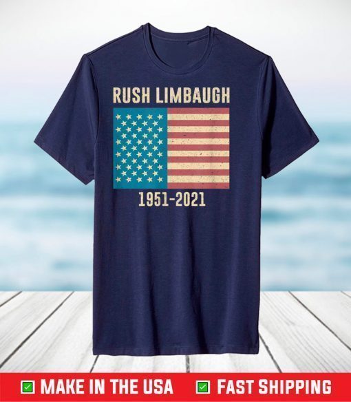 Rush Limbaugh conservative patriot, 1951 - 2021 T-Shirt