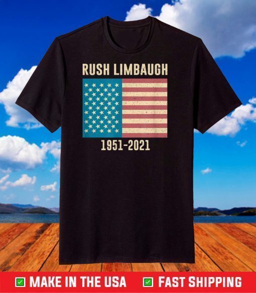 Rush Limbaugh conservative patriot, 1951 - 2021 T-Shirt