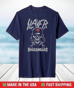 Slayer Skull Tampa Bay Buccaneers,Super Bowl Football 2021 T-Shirt