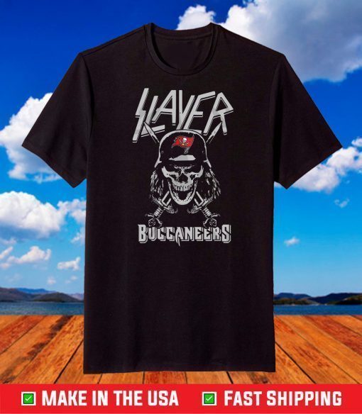 Slayer Skull Tampa Bay Buccaneers,Super Bowl Football 2021 T-Shirt