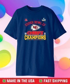 Super Bow LV 2021 Kansas City Chiefs Champions Shirt, Chiefs Champions 2021 Gift T-Shirt