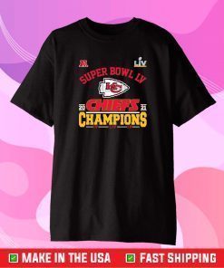 Super Bow LV 2021 Kansas City Chiefs Champions Shirt, Chiefs Champions 2021 Gift T-Shirt