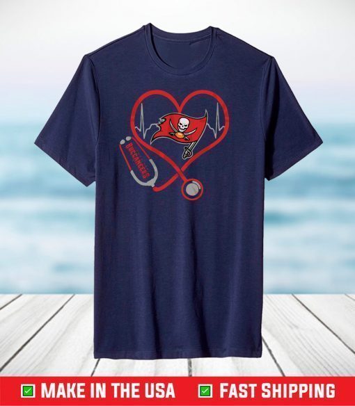 Tampa Bay Buccaneers Heart Life NFL T-Shirt