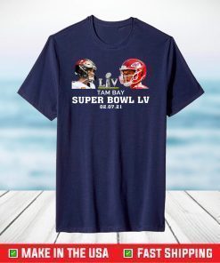 Tampa Bay Buccaneers Vs Kansas City Chiefs Super Bowl Tampa Bay 7.2.2021 T-Shirt