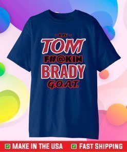 Tom Brady G.O.A.T. Superbowl 55 Champion Tampa Bay Buckaneers Unisex T-Shirt