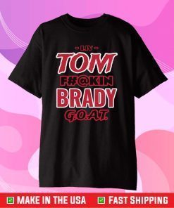 Tom Brady G.O.A.T. Superbowl 55 Champion Tampa Bay Buckaneers Unisex T-Shirt