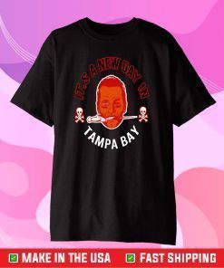 Tom Brady It’s A New Day In Tampa Bay Buccaneers T-Shirt, Tampa Bay NFL Champions Classic T-Shirt