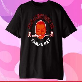 Tom Brady It’s A New Day In Tampa Bay Buccaneers T-Shirt, Tampa Bay NFL Champions Classic T-Shirt