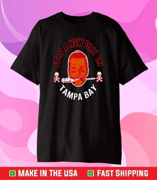 Tom Brady It’s A New Day In Tampa Bay Buccaneers T-Shirt, Tampa Bay NFL Champions Classic T-Shirt